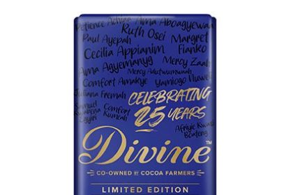 Celebrating 25 Years of Divine Chocolate with a Birthday Bar