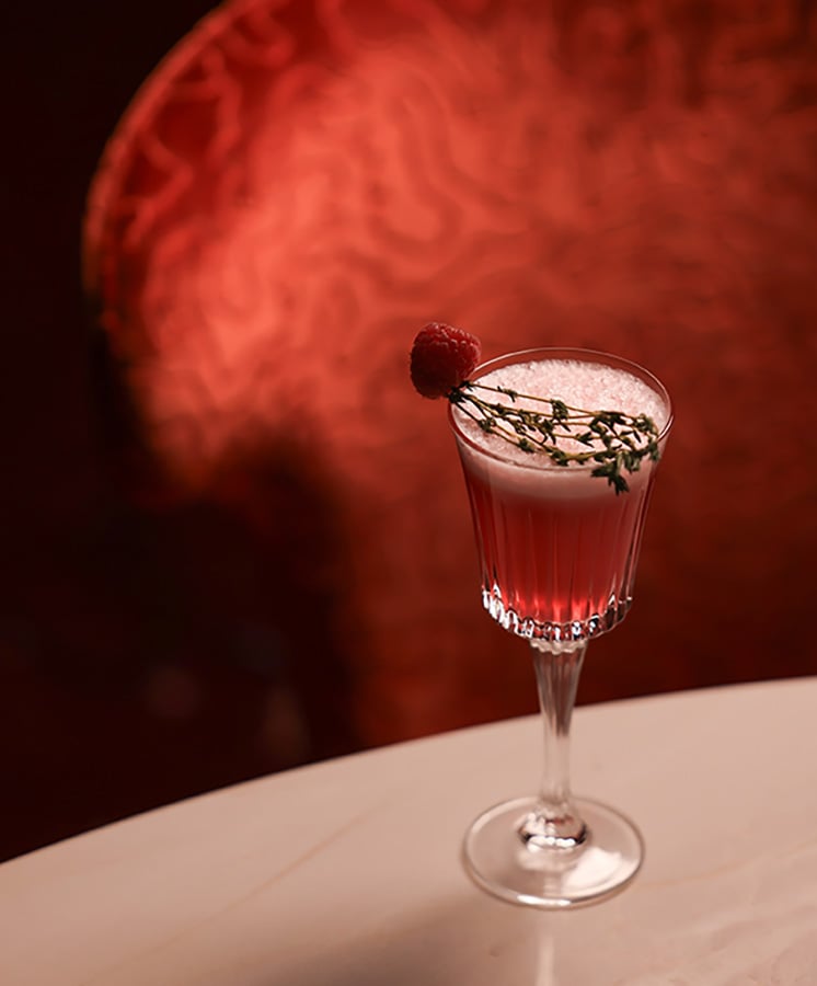 Le Soyokaze Valentines Day cocktail