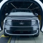 Ford’s first all-electric Explorer rolls off assembly as new sport EV crossover debut looms